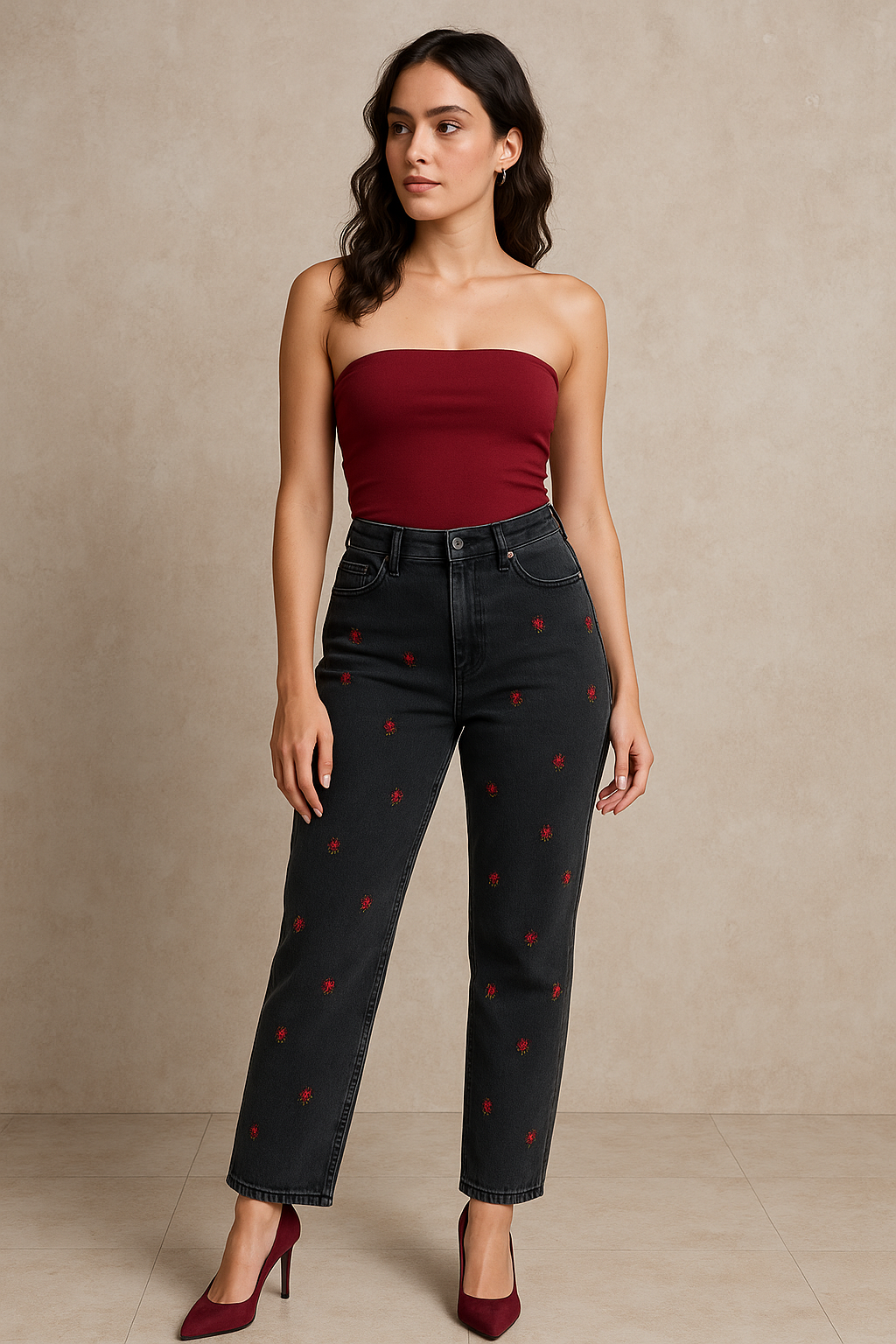 ♥︎Curvy High-Rise Mom Jean