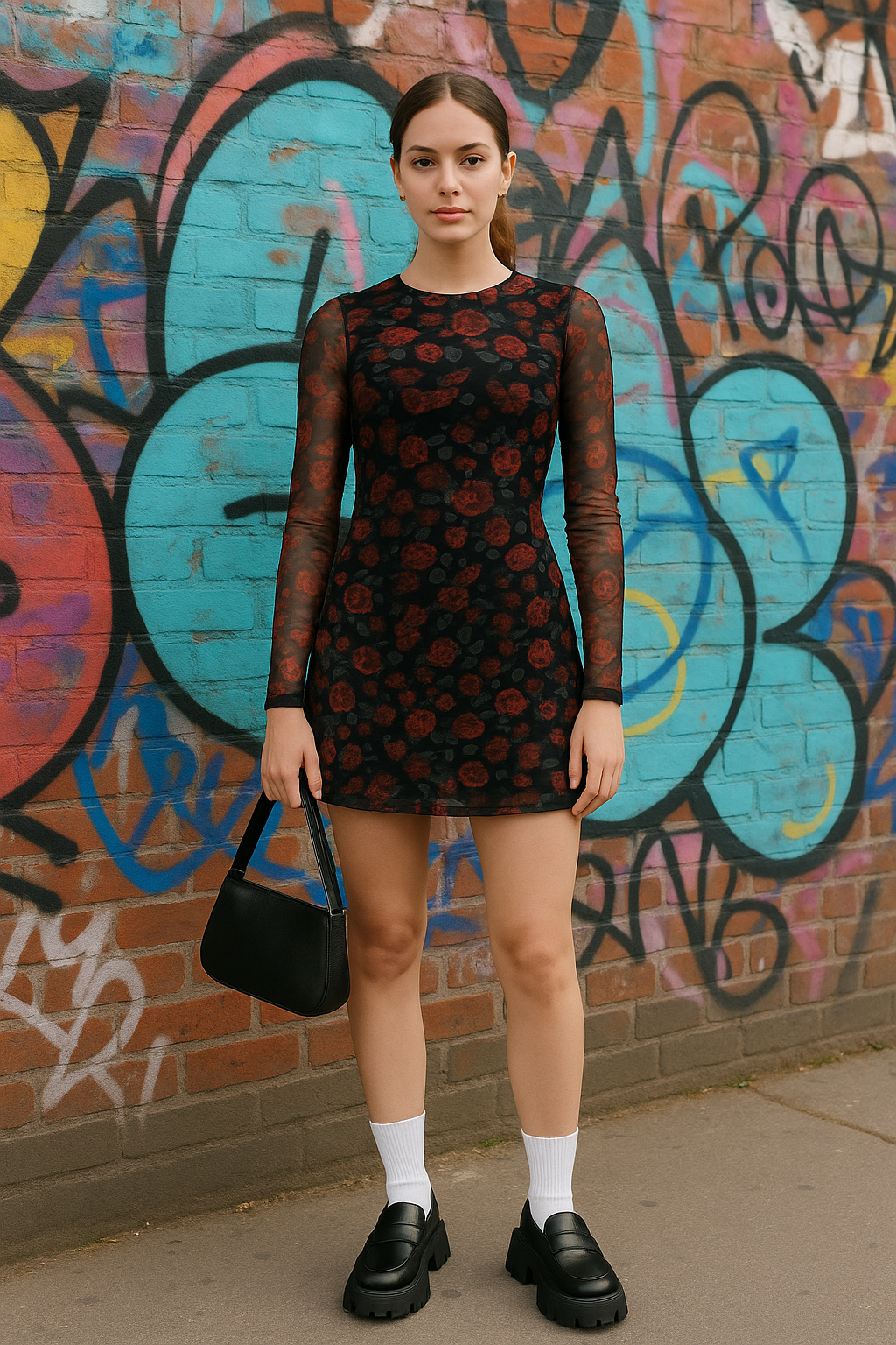 Noir Mesh l STRADIVARIUS