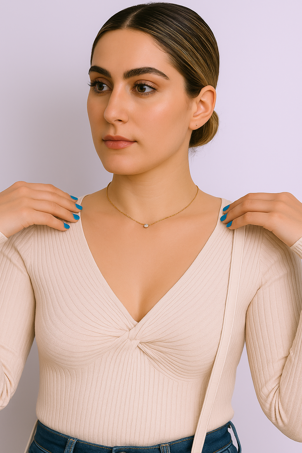 Blusa Ribbed Knit l ABERCROMBIE