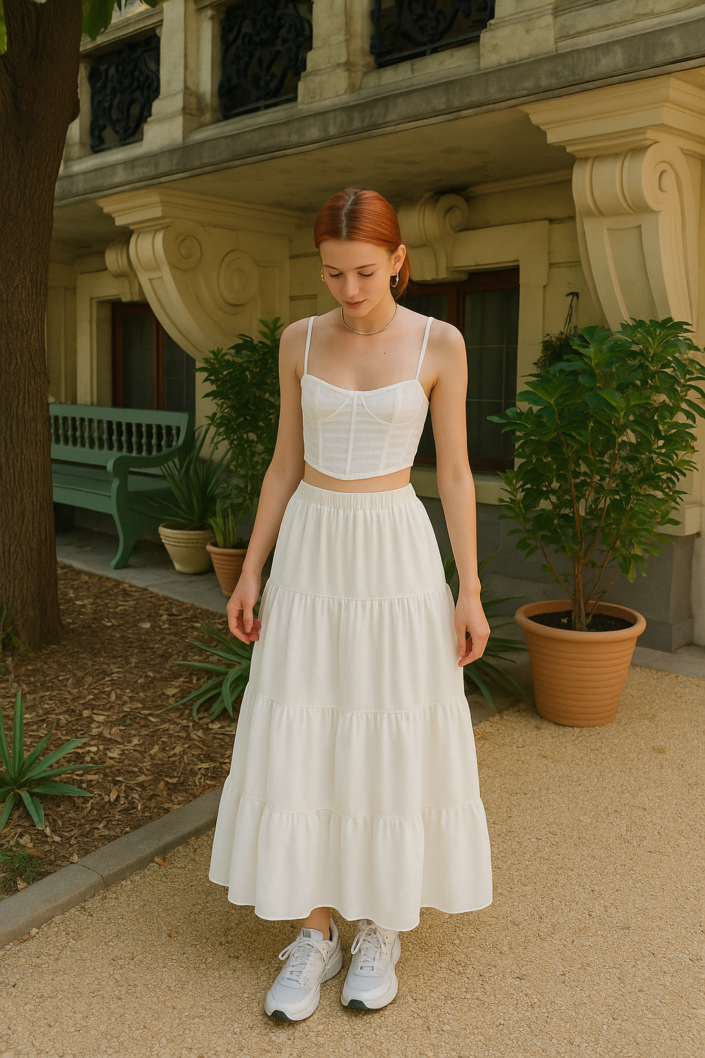 Falda Maxi Tiered l CIDER