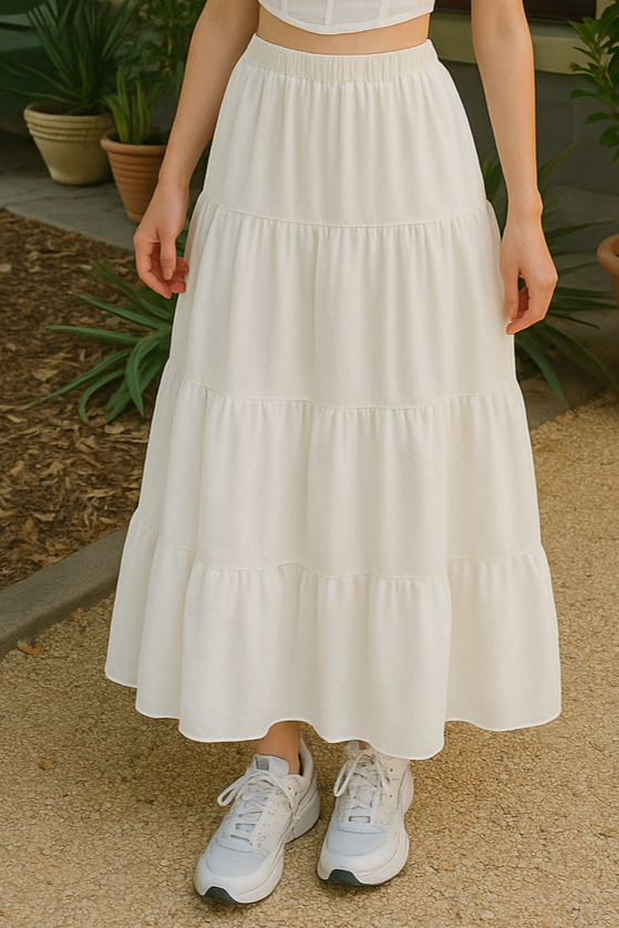 Falda Maxi Tiered l CIDER