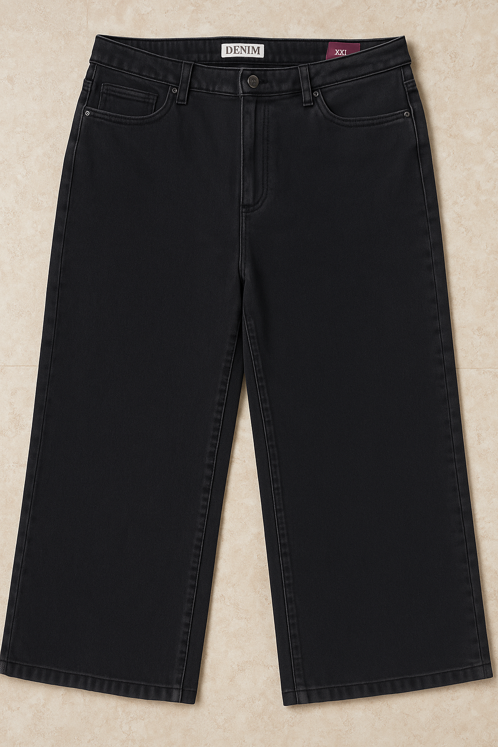 Black Wide Jeans
