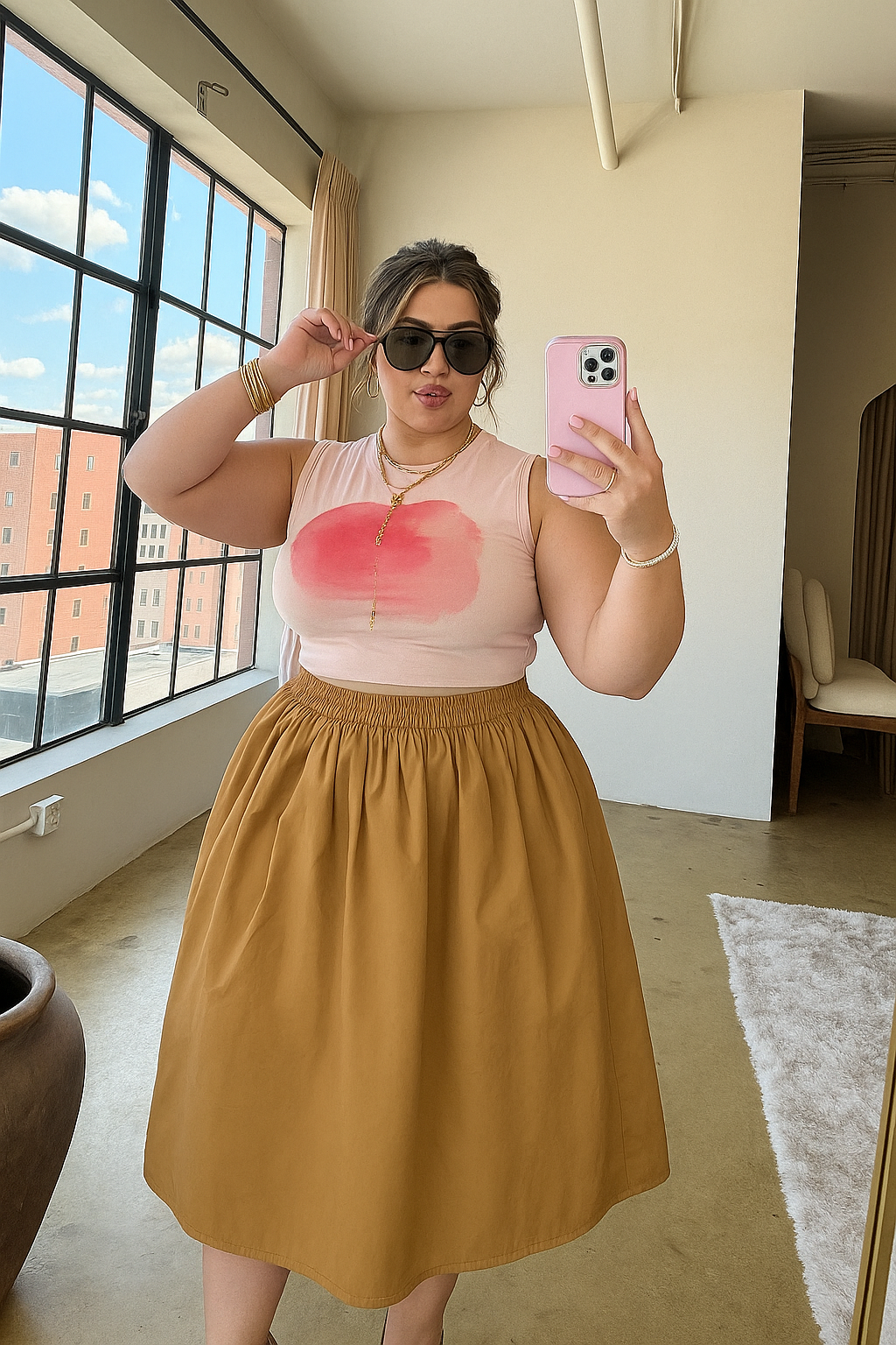 Falda Midi l A NEW DAY