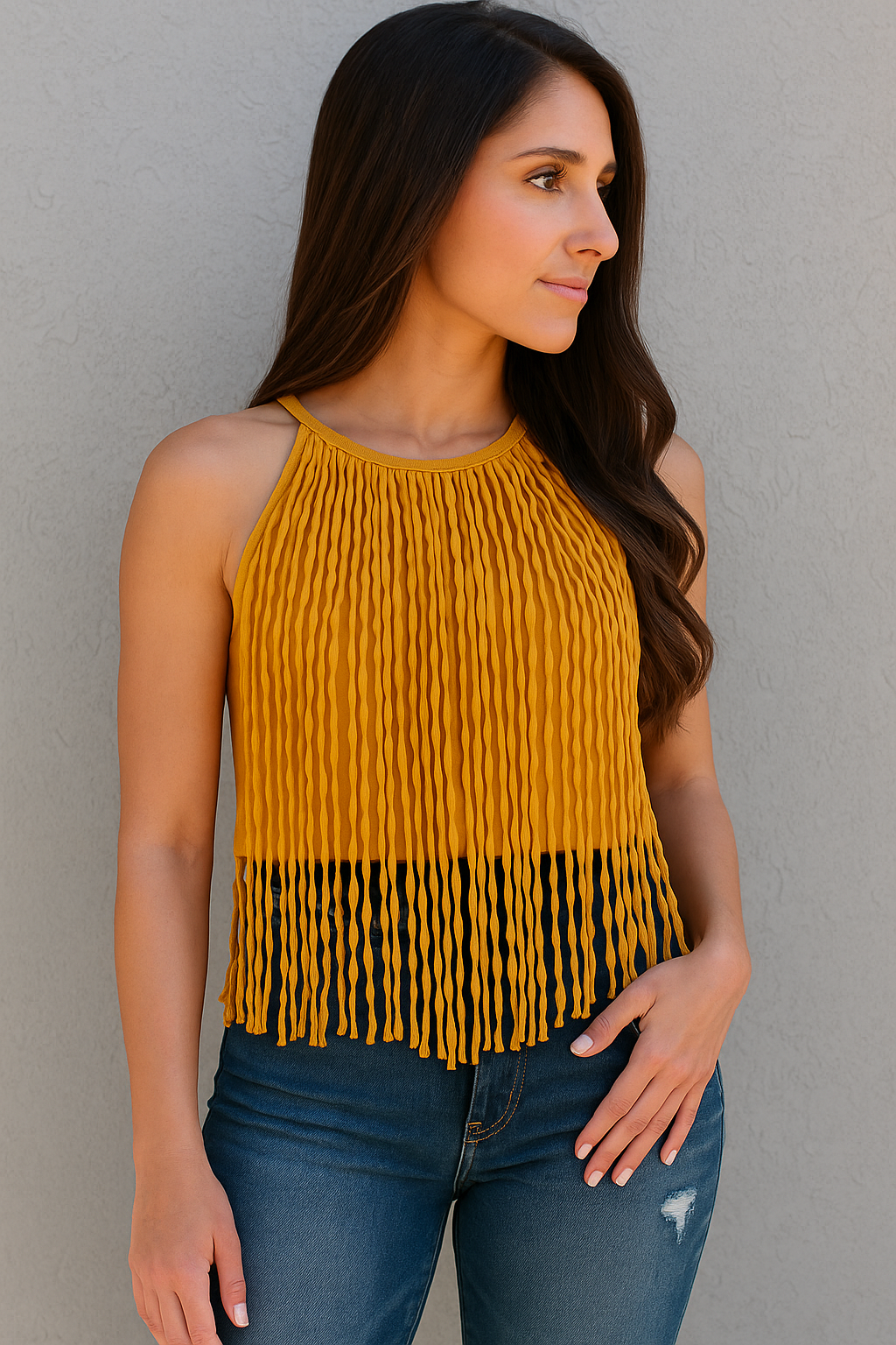 Blusa Halter Boho l PHILOSOPHY