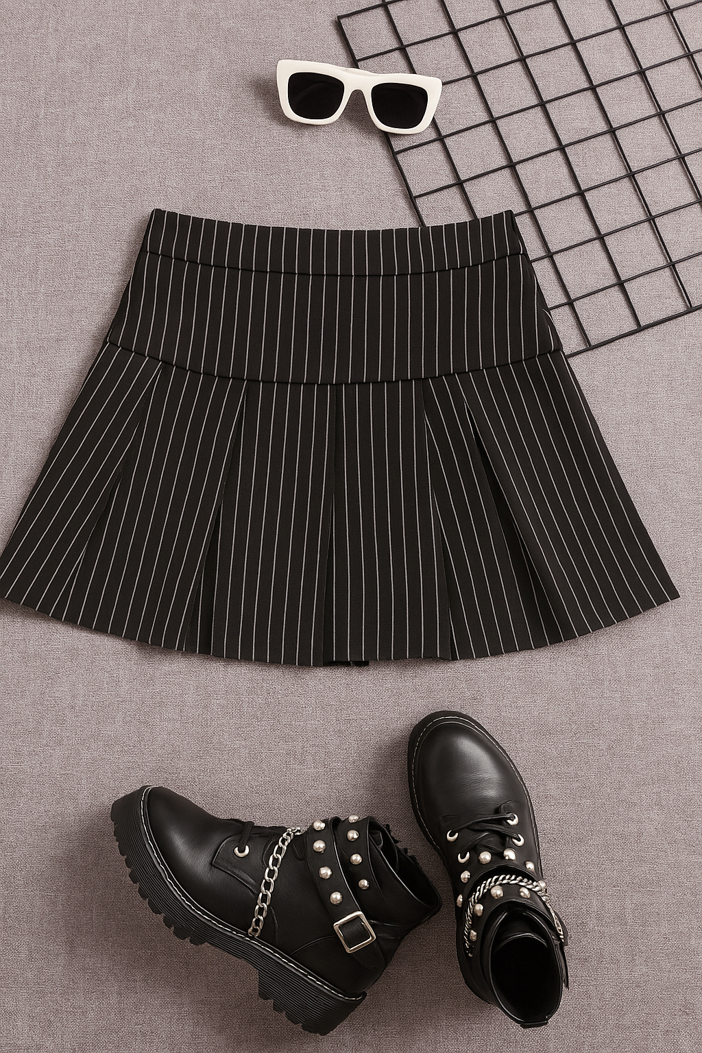 ♥︎ Noir Academy Skirt