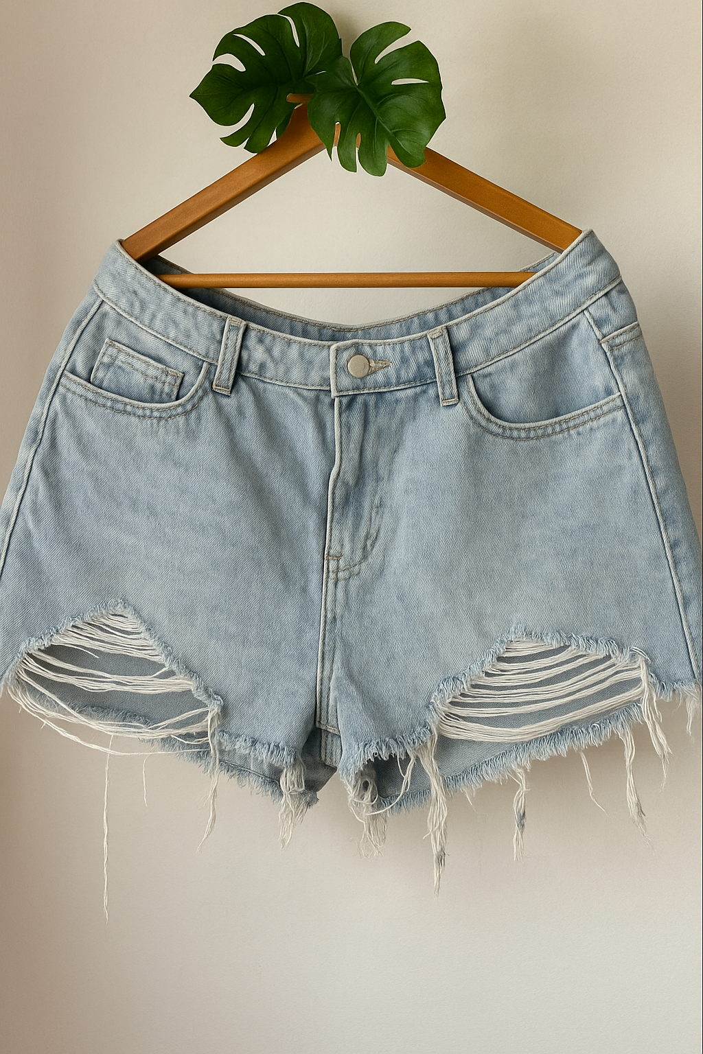 ♥︎ Vintage Ripped Denim Shorts