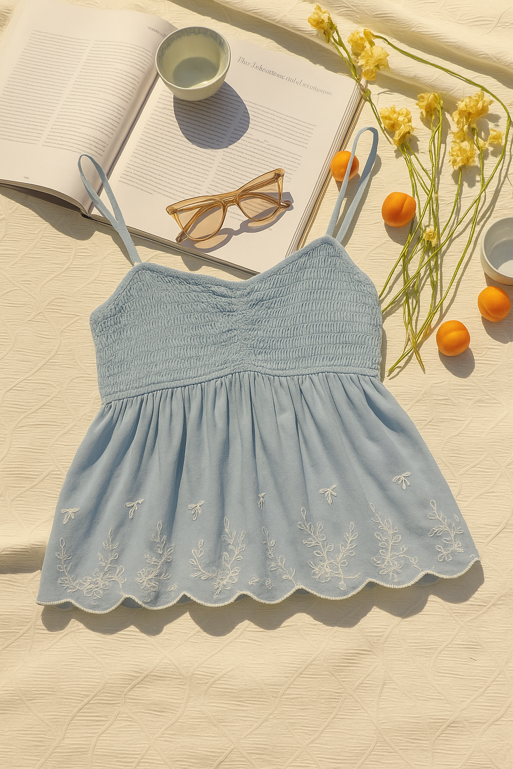Blusa Blue Bloom