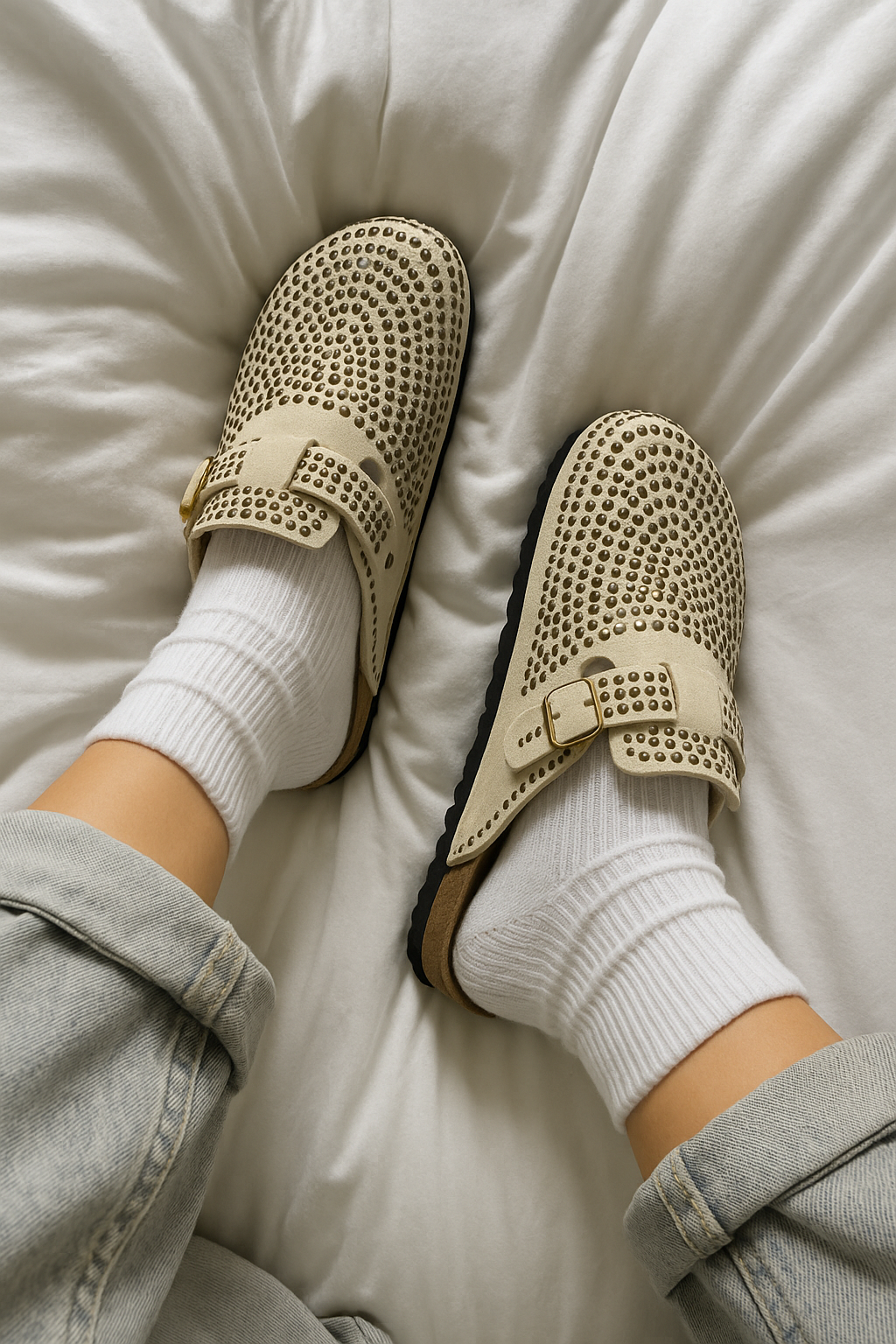 Chunky Clogs With Studs