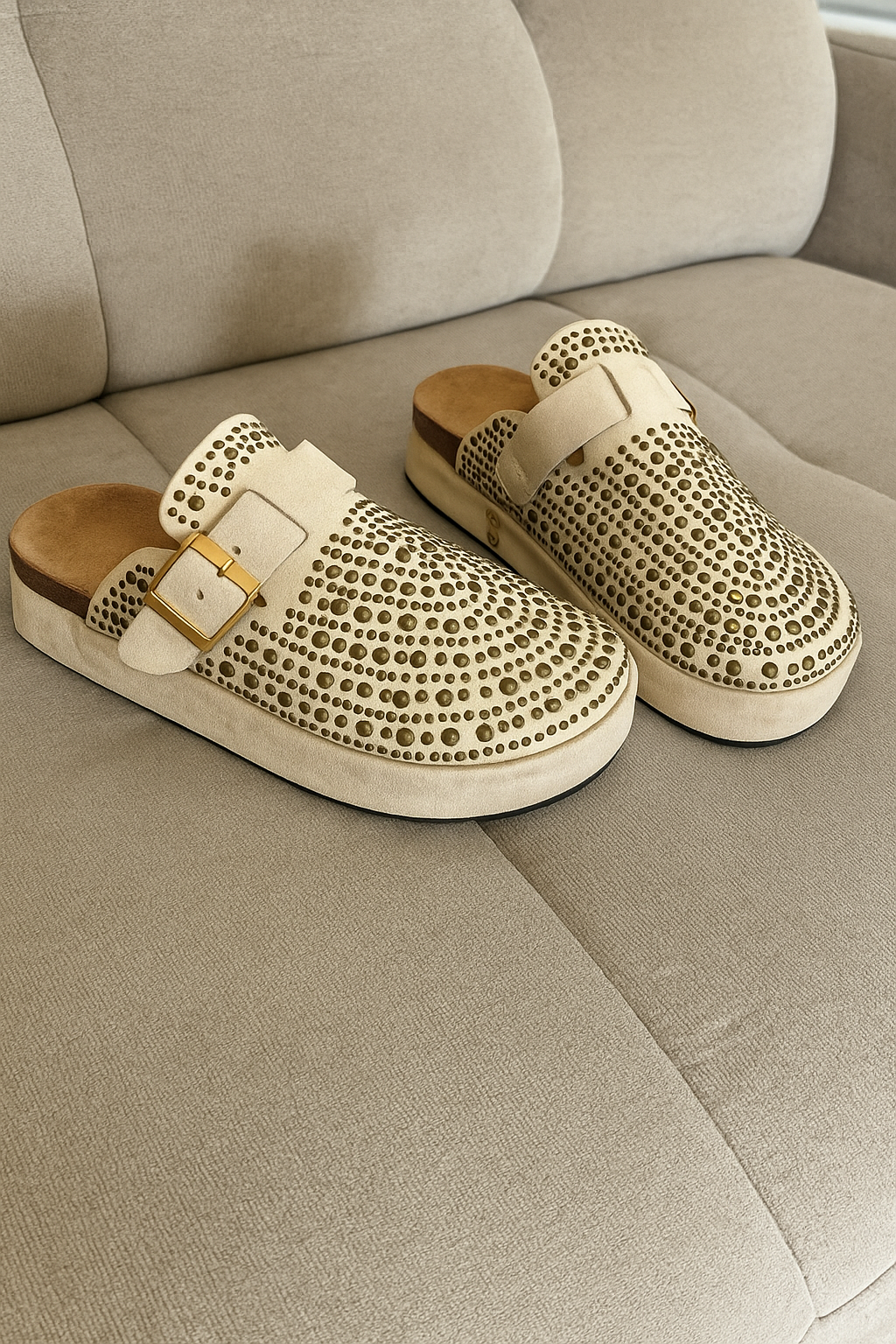 Chunky Clogs With Studs