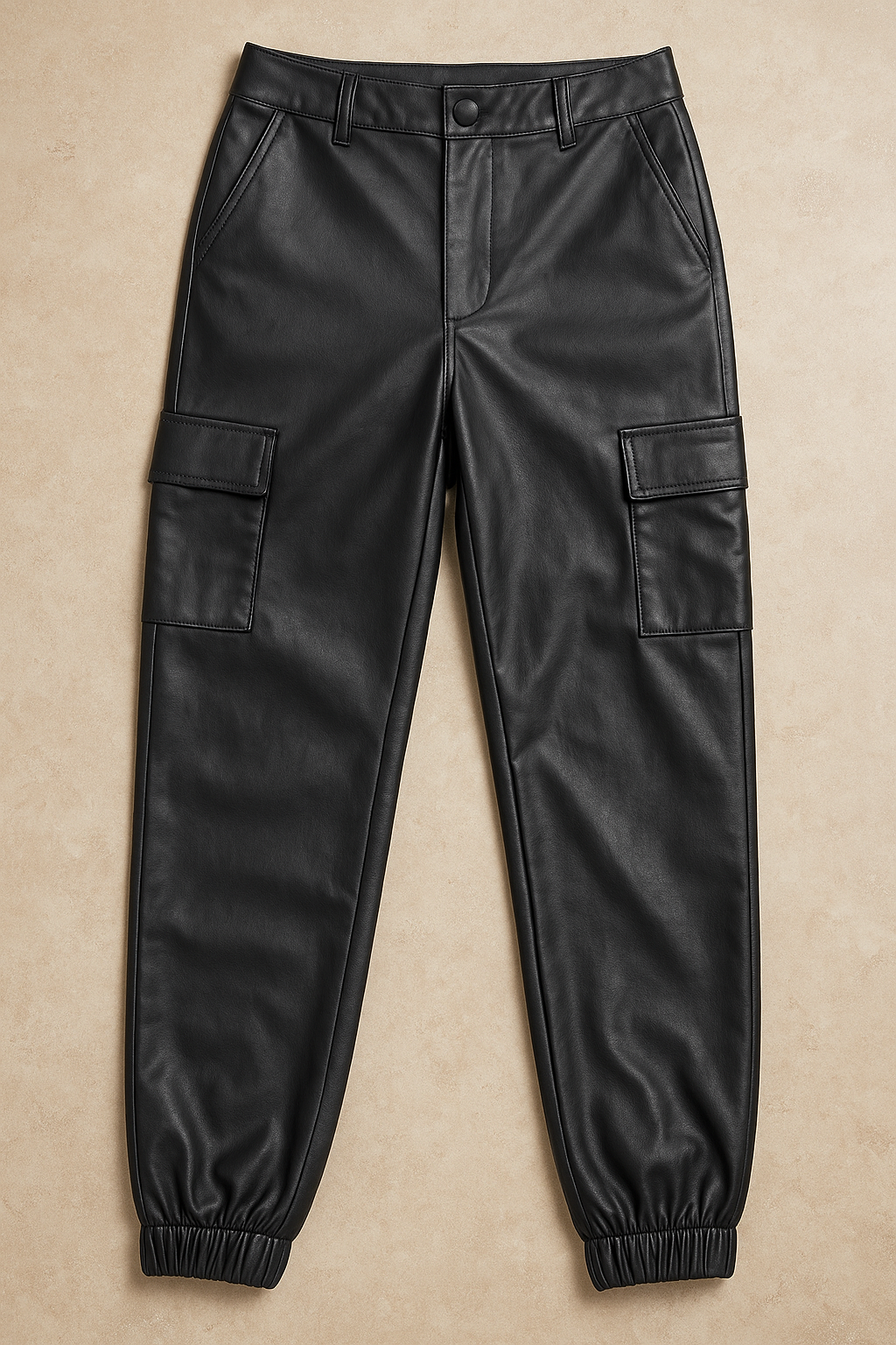 Black Luxe Cargo Jogger