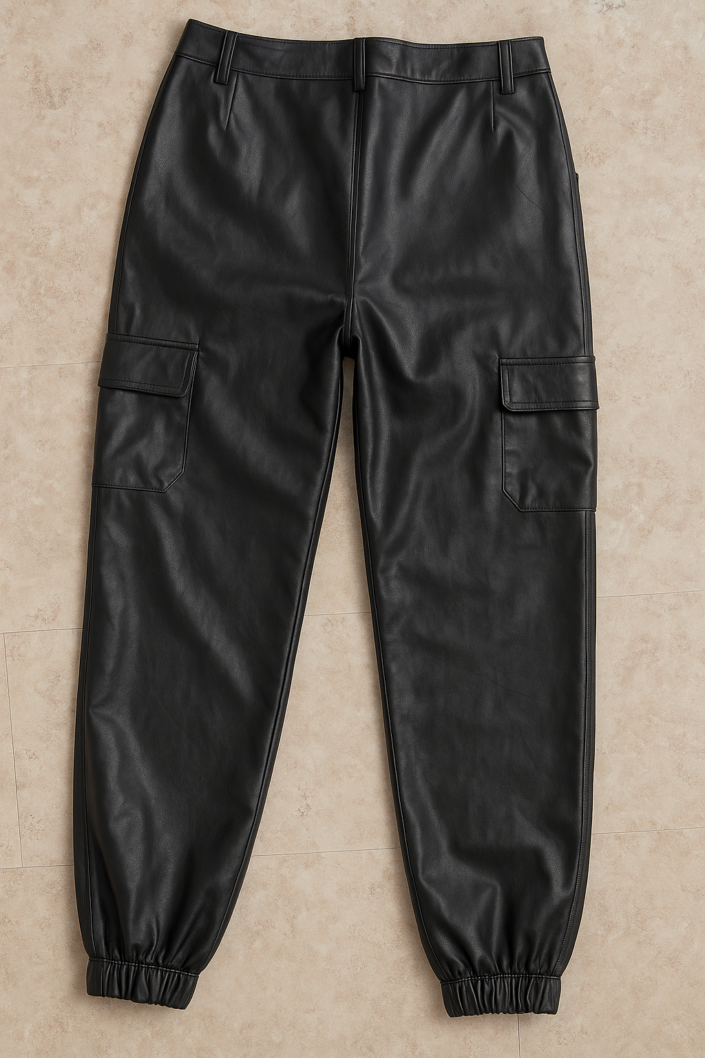 Black Luxe Cargo Jogger