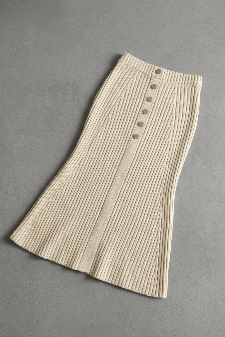 Skirt Almond Midi STRADIVARIUS