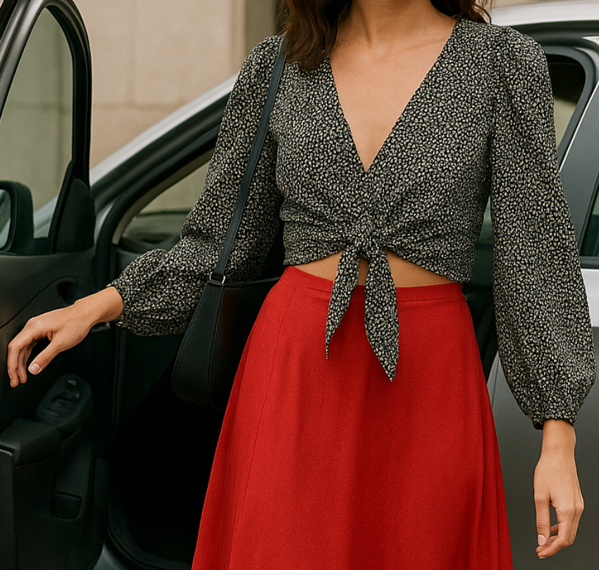 ♥︎Blusa Tipo CropTop l Princess Polly