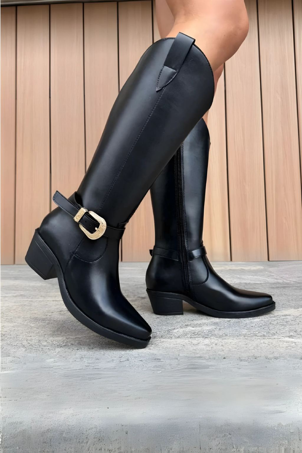 Noir Boots by Slakim