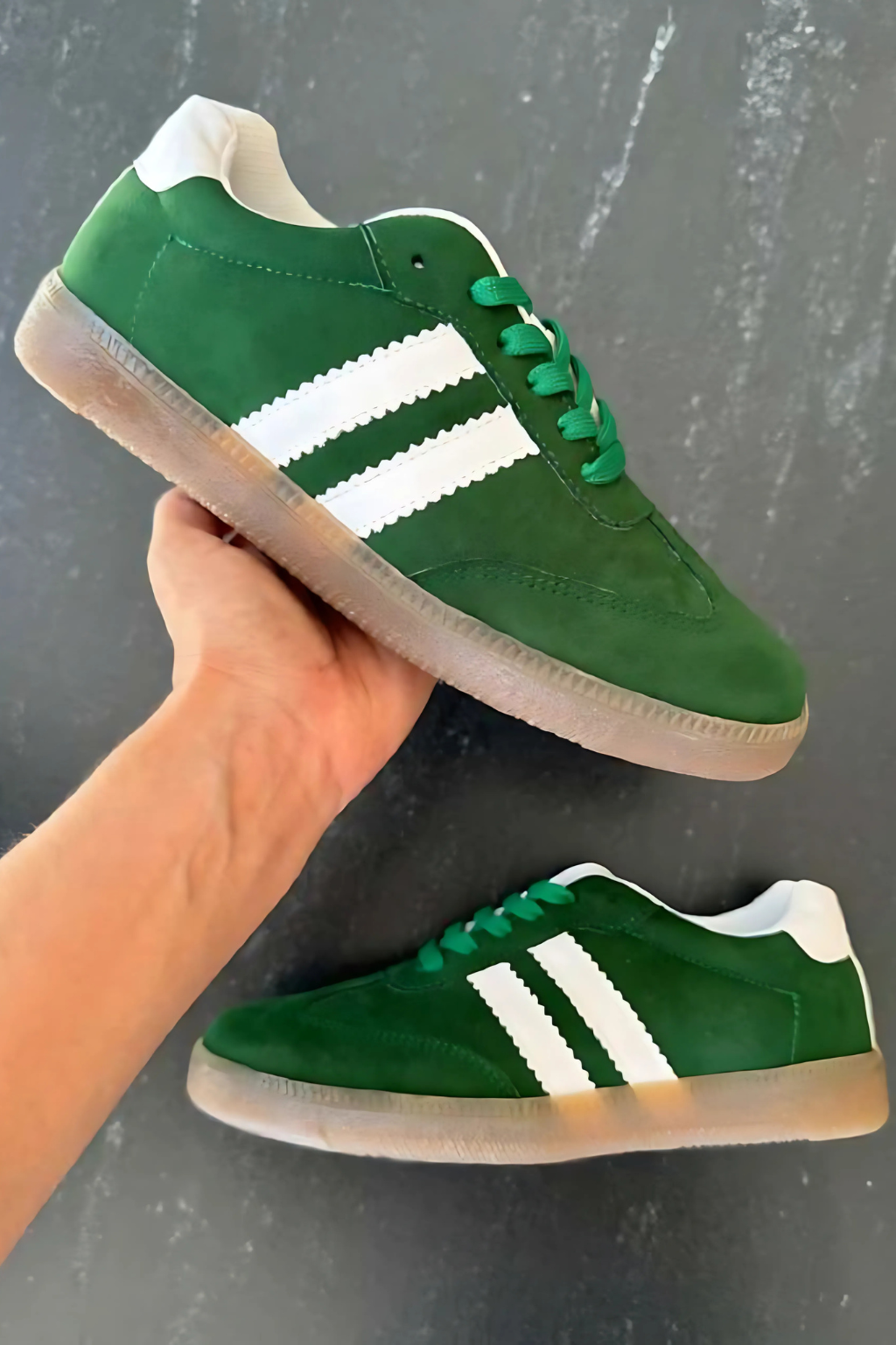 Green sneakers by Slakim
